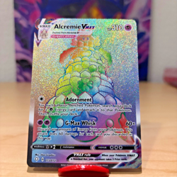 Alcremie VMAX Pokemon Shining Fates 073/072 Rainbow Secret Rare NM - Image 1