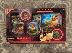 Pokemon TCG: Flareon VMAX Premium Collection Box - Factory Sealed - Image 1