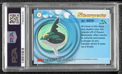 Sharpedo Topps Pokemon Advanced PSA 9 MINT 2003 - Image 2