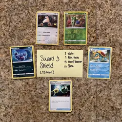 Pokemon Sword And Shield Bulk Lot 25 Uncommon/Common/Holo/Reverse Holo/Rare - Image 1