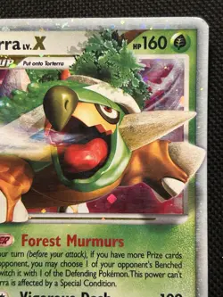 Pokemon Torterra LV.X (Black Star Promo) DP09 Diamond and Pearl English LP/MP - Image 2