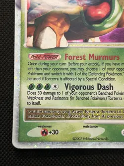 Pokemon Torterra LV.X (Black Star Promo) DP09 Diamond and Pearl English LP/MP - Image 4