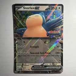 Snorlax ex 076/131 STAMPED Prismatic Evolutions Double Rare Pokemon Near Mint - Image 1