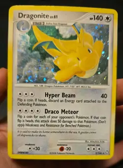 Dragonite LV 61 2/146 Legends Awakened Holo Rare Holo Pokemon TCG MP - Image 1