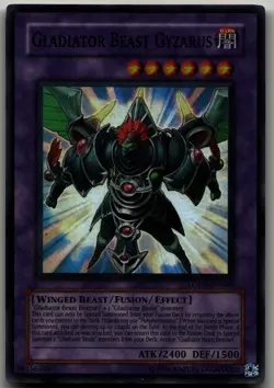 Gladiator Beast Gyzarus Super Rare Light of Destruction LODT-EN044 LP - Image 1
