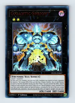 Gigantic Spright - POTE-EN047 - Ultra Rare - 1st Edition - NM - Yugioh - Image 1