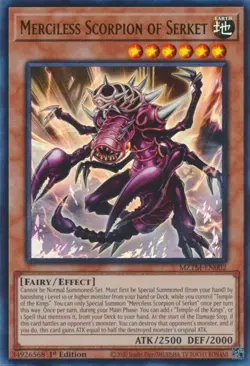Merciless Scorpion of Serket - MZTM-EN002 - Ultra Rare - 1st Edition x1 - Lightl - Image 1
