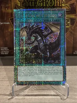 YuGiOh! The Fang Of Critias - Quarter Century Secret Rare (RA04-EN255) - Image 1