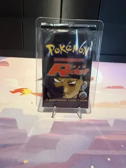 Pokemon First Edition Sealed Team Rocket Booster Pack - HeavyU (20.879g) WOTC - Image 3