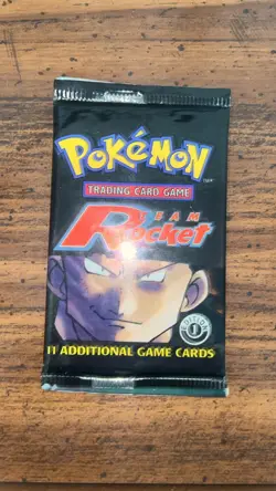 Pokemon Team Rocket 1st Edition Set Booster Pack 20.94g. Factory Sealed! Heavy U - Image 2