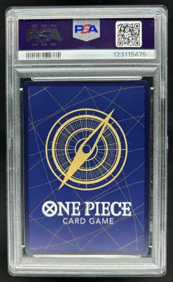 2025 One Piece OP12 Japanese Marshall D. Teach 3rd Anniversary Gold #093 PSA 10 - Image 2
