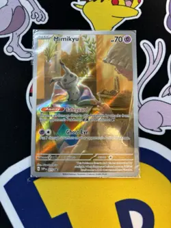 (SEALED) Mimikyu SVP075 Pokemon Center Stamp Black Star Promo SVP Pokemon - Image 2