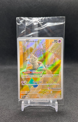 Pokemon TCG: Pokemon Center Stamped Mimikyu SVP 075 Black Star Promo SEALED - Image 1