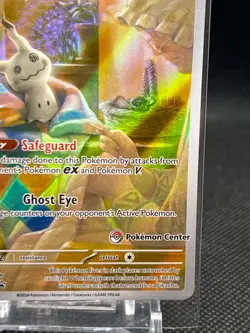 Pokemon TCG: Pokemon Center Stamped Mimikyu SVP 075 Black Star Promo SEALED - Image 2