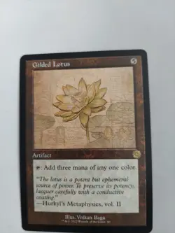 Gilded Lotus (Schematic) The Brothers' War: Retro Frame Artifacts Regular - Image 1