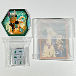 Disney Lorcana Archazia's Island Trove Contents - Dice, Lore Counter & Dividers - Image 1