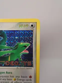 RAYQUAZA 22/107 STAMPED Deoxys Reverse Holo NM Legends Englisch Pokemon TCG - Image 3