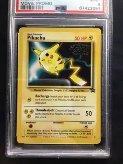 Pokemon Cards: Wizards Black Star Promo: Pikachu 4 PSA 9 - Image 2