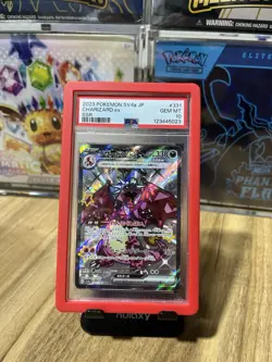 2023 POKEMON JPN SV4A-SHINY TREASURE EX SSR #331 CHARIZARD EX PSA 10 - Image 1