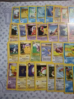 Pokemon WoTC Bulk Lot Of 50 NM-MP jungle fossil base - Image 2