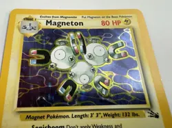 Magneton Holo Rare 11/62 Fossil Set 1999 Pokemon WOTC Vintage Card LP - Image 3