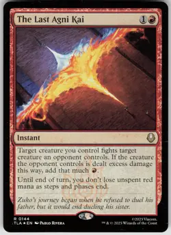 MTG The Last Agni Kai Foil NM Avatar: The Last Airbender Magic 144 - Image 1