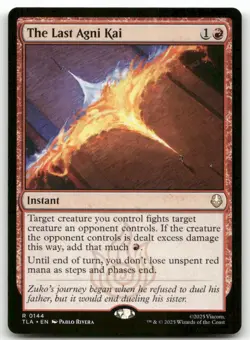 The Last Agni Kai MTG Avatar: The Last Airbender 144 R NM - Image 1