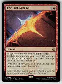 MTG The Last Agni Kai Foil Avatar: The Last Airbender # 144 NM - Image 1