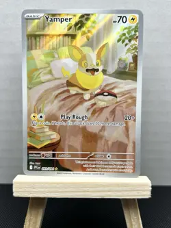 Pokemon TCG Yamper 99/94 ME02: Phantasmal Flames Illustration Rare NM English - Image 1