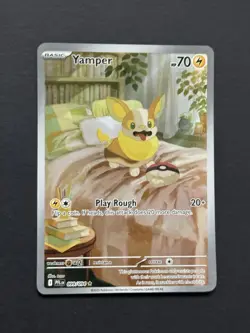Pokemon TCG Yamper 99/94 ME02: Phantasmal Flames Illustration Rare NM English - Image 1