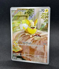 Yamper 99/94 Illustration Rare Pokemon TCG ME02: Phantasmal Flames NM - Image 1
