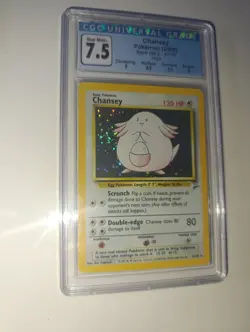 Pokemon CGC Slap Chansey Chaneira Base Set 2 Near Mint+ NM psa gegraded Vintage - Image 5