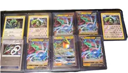 Pokemon Rayquaza 11 Card Bundle NM - LP Great For The Binder Rayquaza V Pokemon - Image 1