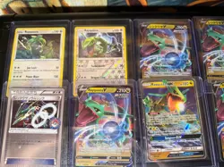 Pokemon Rayquaza 11 Card Bundle NM - LP Great For The Binder Rayquaza V Pokemon - Image 2