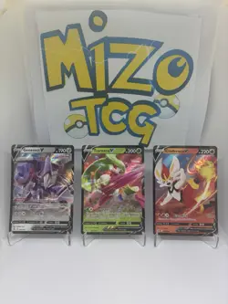 Pokemon TCG Fusion Strike 3x V Card Bundle Near Mint Pack Fresh - Image 1