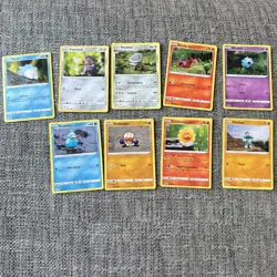 Pokemon Cards - Yuka Morii - 9 Card Bundle - Clay/Plasticine Pokemon - Image 1