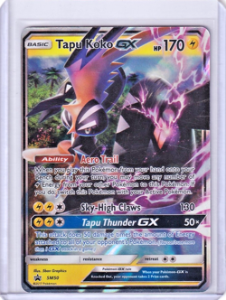Tapu Koko GX Full Art Holo Pokemon Black Star Promo 2017 TCG - Image 1