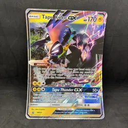 Pokemon TCG - Tapu Koko GX SM50 - JUMBO Black Star Promo - NM - Image 1