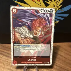One Piece Card Game - Shanks P-083 P Promo Holo Foil (PRB02) - English - Image 1