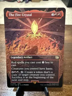 The Fire Crystal (Borderless) Final Fantasy Regular - Image 1