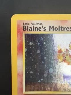 1st Edition Blaine's Moltres Pokemon Gym Heroes Holo Rare 1/132 - Image 3