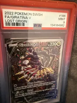 PSA 9 Giratina V Alt Art #186 SWSH Lost Origin 2022 Pokemon MINT - Image 4