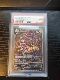 PSA 9 Giratina V Alt Art #186 SWSH Lost Origin 2022 Pokemon MINT - Image 1