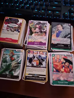 OP14 Azure Sea's Seven 600+ NM / LP Cards Bulk Lot One Piece TCG - Image 1