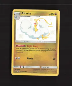 Altaria SV37/SV94 Hidden Fates Shiny Holo Rare Pokemon Card NM - Image 1