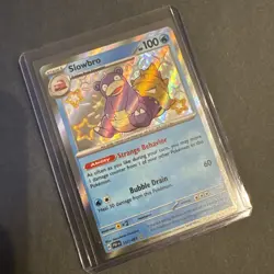 Slowbro 117/091 Holo Paldean Fates Pokemon TCG Shiny Rare Card Pokemon Near Mint - Image 2