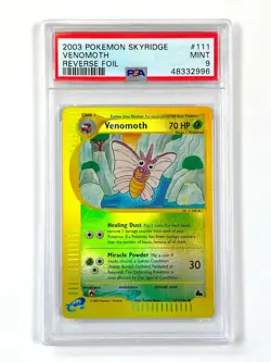 Venomoth - 111/144 - Reverse Holo Skyridge PSA 9 Pokemon card (MINT) - Image 1