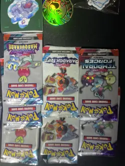 Contents Of 2024 Holiday Calendar Pokemon Card Snowflake Stamps Plus Fun packs - Image 2