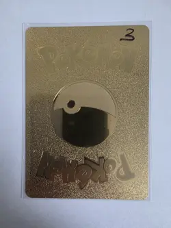 Pokemon Celebi VMAX 310hp Gold Foil Fan Art Collector Card TCG Rainbow - Image 2