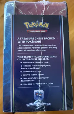 POKEMON TRADING CARD GAME COLLECTOR CHEST with 5 BOOSTER PACKS & 3 FOIL CARDS - Image 3